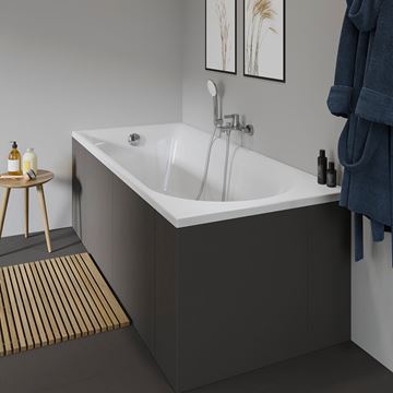 DURAVIT D-NEO vaňa 170x75 cm, bez nožičiek, akrylát 700479000000000 Obrázek - fotka