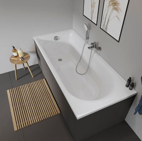 DURAVIT D-NEO vaňa 170x70, cm, bez nožičiek, akrylát 700478000000000 Obrázek - fotka
