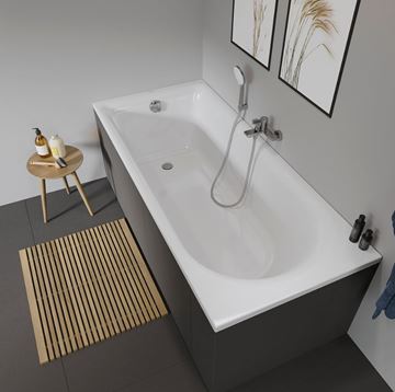 DURAVIT D-NEO vaňa 170x70, cm, bez nožičiek, akrylát 700478000000000 Obrázek - fotka