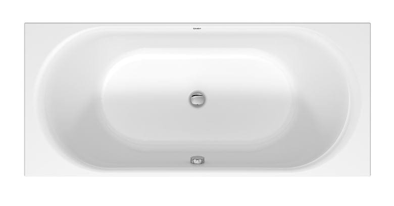 DURAVIT D-NEO vaňa 180x80 cm, pre 2 osoby, bez nožičiek, akrylát 700476000000000 Obrázek - Hlavní obrázek