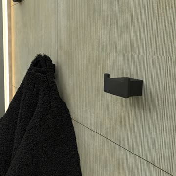 NIMCO KIBO dvojháčik na uteráky, matná čierna KI-14053-90 Obrázek - fotka