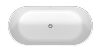 DURAVIT D-NEO voľne stojaca vaňa 160x75 cm, pre 2 osoby, DuraSolid