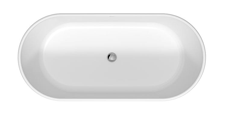 DURAVIT D-NEO voľne stojaca vaňa 160x75 cm, pre 2 osoby, s nožičkami, DuraSolid 700486000000000 Obrázek - Hlavní obrázek