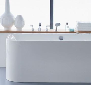 DURAVIT HAPPY D.2 rohová vaňa 180x80 cm, pre 2 osoby, s panelom a nožičkami, akrylát 700317000000000 Obrázek - fotka