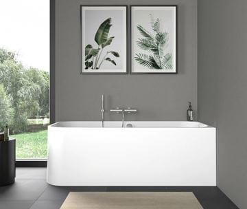 DURAVIT HAPPY D.2 rohová vaňa 180x80 cm, pre 2 osoby, s panelom a nožičkami, akrylát 700317000000000 Obrázek - fotka