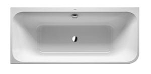 DURAVIT HAPPY D.2 rohová vaňa 180x80 cm, pre 2 osoby, s panelom a nožičkami, akrylát