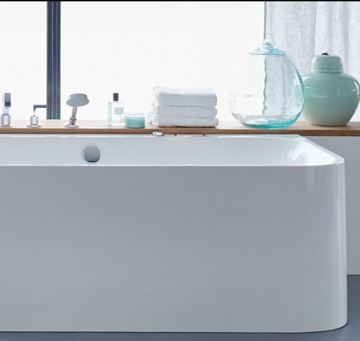 DURAVIT HAPPY D.2 rohová vaňa 180x80 cm, pre 2 osoby, s panelom a nožičkami, akrylát 700316000000000 Obrázek - fotka