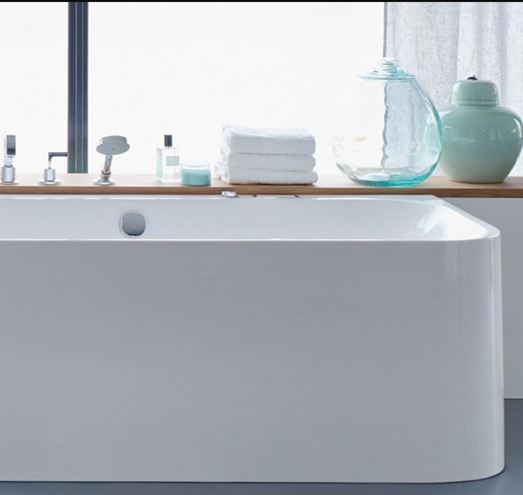 DURAVIT HAPPY D.2 rohová vaňa 180x80 cm, pre 2 osoby, s panelom a nožičkami, akrylát 700316000000000 Obrázek - fotka