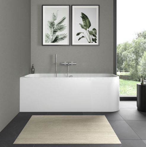 DURAVIT HAPPY D.2 rohová vaňa 180x80 cm, pre 2 osoby, s panelom a nožičkami, akrylát 700316000000000 Obrázek - fotka