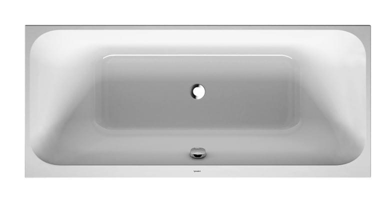 DURAVIT HAPPY D.2 vaňa 180x80 cm, pre 2 osoby, bez nožičiek, akrylát 700314000000000 Obrázek - Hlavní obrázek