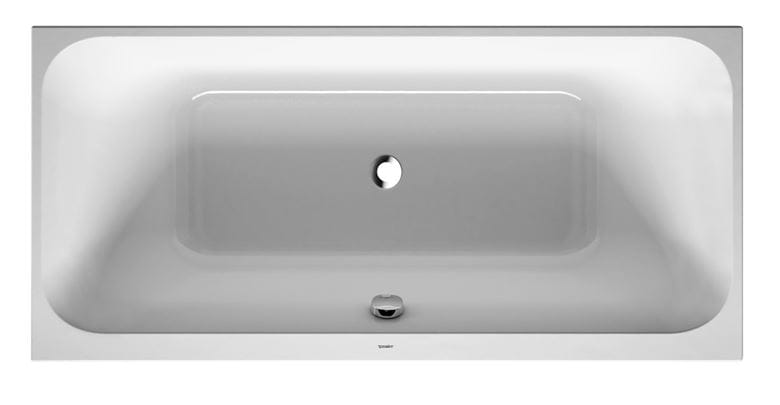 DURAVIT HAPPY D.2 vaňa 190x90 cm, pre 2 osoby, bez nožičiek, akrylát 700315000000000 Obrázek - Hlavní obrázek