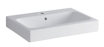 GEBERIT ICON umývadlo 60 cm, s otvorom pre batériu a prepadom