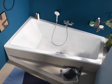 DURAVIT NO.1 rohová vaňa 170x100 cm, bez nožičiek, akrylát 700508000000000 Obrázek - fotka
