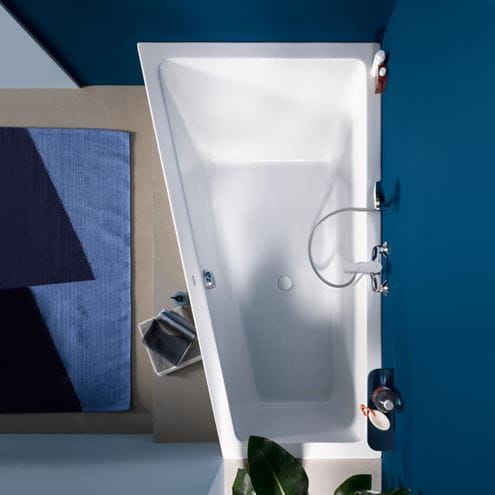 DURAVIT NO.1 rohová vaňa 170x100 cm, bez nožičiek, akrylát 700508000000000 Obrázek - fotka