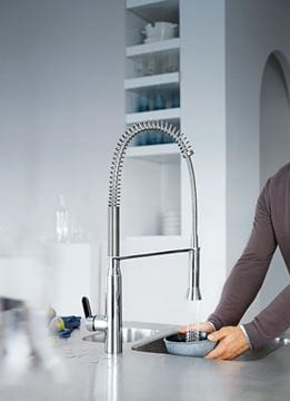 GROHE K7 drezová batéria, s flexi ramienkom a sprškou, chróm 32950000 Obrázek - fotka