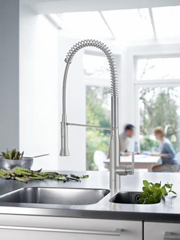 GROHE K7 drezová batéria, s flexi ramienkom a sprškou, chróm 32950000 Obrázek - fotka