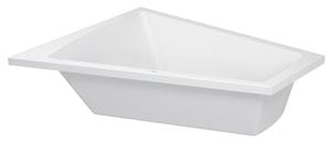 DURAVIT PAIOVA rohová vaňa 180x140 cm, bez nožičiek, akrylát