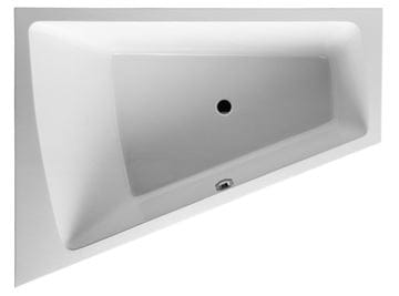 DURAVIT PAIOVA rohová vaňa 180x140 cm, bez nožičiek, akrylát 700216000000000 Obrázek - fotka