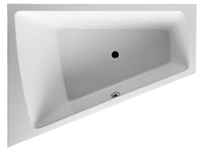 DURAVIT PAIOVA rohová vaňa 180x140 cm, bez nožičiek, akrylát 700216000000000 Obrázek - fotka