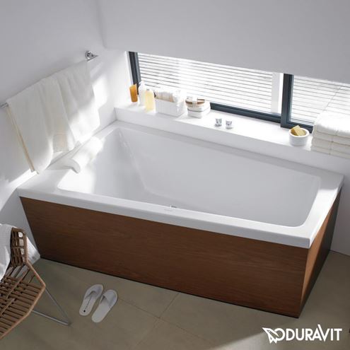 DURAVIT PAIOVA rohová vaňa 180x140 cm, bez nožičiek, akrylát 700216000000000 Obrázek - fotka
