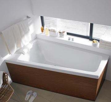 DURAVIT PAIOVA rohová vaňa 170x130 cm, bez nožičiek, akrylát 700214000000000 Obrázek - fotka