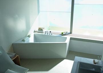 DURAVIT PAIOVA rohová vaňa 170x130 cm, bez nožičiek, akrylát 700214000000000 Obrázek - fotka