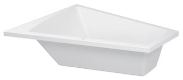 DURAVIT PAIOVA rohová vaňa 170x130 cm, bez nožičiek, akrylát 700214000000000 Obrázek - fotka