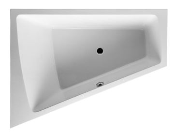 DURAVIT PAIOVA rohová vaňa 170x130 cm, bez nožičiek, akrylát