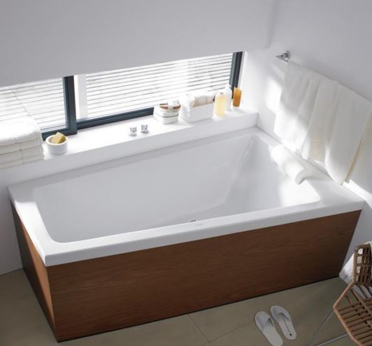 DURAVIT PAIOVA rohová vaňa 170x100 cm, bez nožičiek, akrylát 700213000000000 Obrázek - fotka
