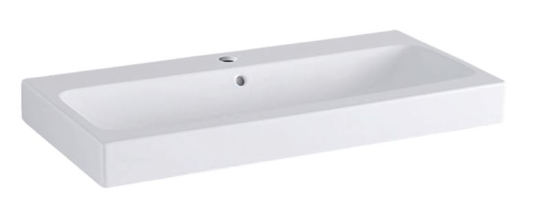GEBERIT ICON umývadlo 90 cm, s otvorom pre batériu a prepadom, KeraTect 124090600 Obrázek - Hlavní obrázek