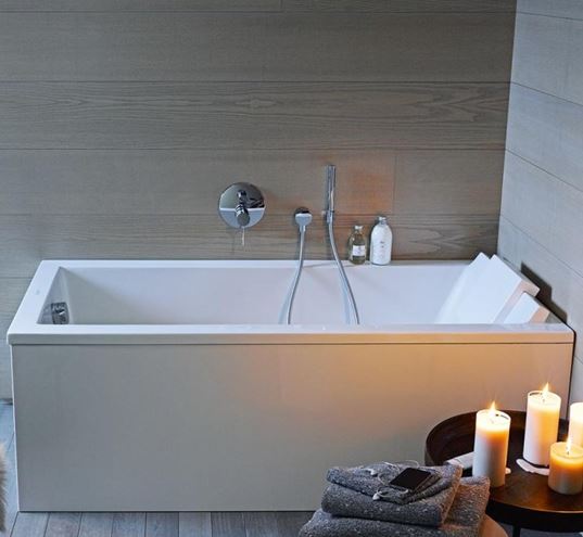 DURAVIT STARCK vaňa 170x80 cm, bez nožičiek, akrylát 700336000000000 Obrázek - fotka