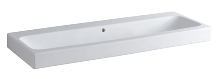 GEBERIT ICON umývadlo 120 cm, s prepadom, KeraTect 124025600 Obrázek - Hlavní obrázek