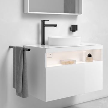KEUCO REVA držiak uteráka 450 mm, matná čierna 12820370000 Obrázek - fotka