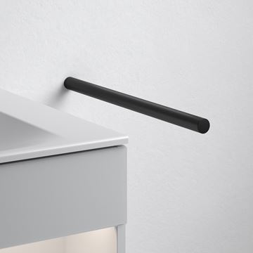 KEUCO REVA držiak uteráka 450 mm, matná čierna 12820370000 Obrázek - fotka