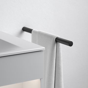 KEUCO REVA držiak uteráka 450 mm, matná čierna 12820370000 Obrázek - fotka