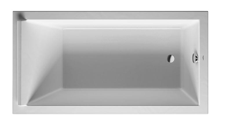 DURAVIT STARCK vaňa 170x90 cm, bez nožičiek, akrylát 700337000000000 Obrázek - Hlavní obrázek