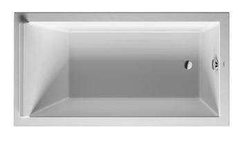 DURAVIT STARCK vaňa 170x90 cm, bez nožičiek, akrylát