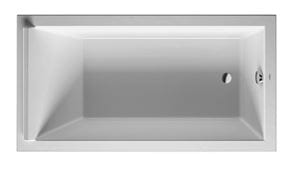 DURAVIT STARCK vaňa 170x90 cm, bez nožičiek, akrylát