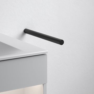 KEUCO REVA držiak uteráka 340 mm, matná čierna 12822370000 Obrázek - fotka