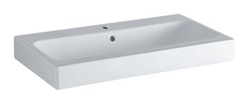 GEBERIT ICON umývadlo na dosku 75 cm, s otvorom pre batériu a prepadom
