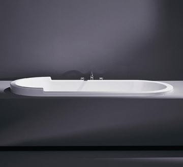DURAVIT STARCK vaňa 180x80 cm, pre 2 osoby, bez nožičiek, akrylát 700009000000000 Obrázek - fotka