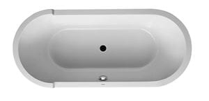 DURAVIT STARCK vaňa 180x80 cm, pre 2 osoby, bez nožičiek, akrylát