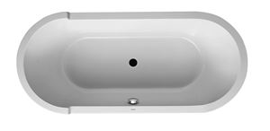 DURAVIT STARCK vaňa 180x80 cm, pre 2 osoby, bez nožičiek, akrylát