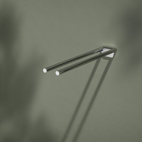 KEUCO REVA držiak uterákov 450 mm, dvojramenný, chróm 12818010000 Obrázek - fotka