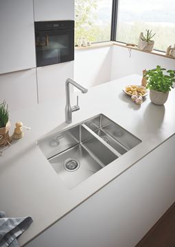GROHE ESSENCE NEW drezová batéria, s vyťahovacou sprškou, supersteel 30270DC0 Obrázek - fotka