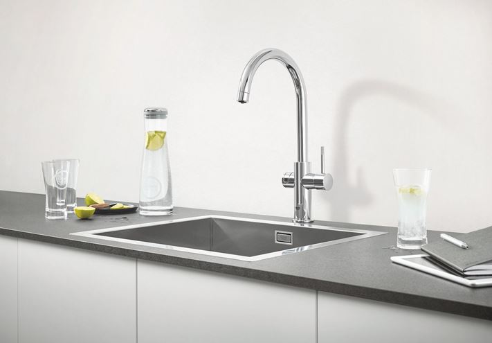 GROHE BLUE PROFESSIONAL drezové elektronická batéria, s filtračným a chladiacim zariadením, Bluetooth, napájanie zo siete, chróm 31323002 Obrázek - fotka