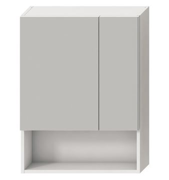 JIKA LYRA zrkadlová skrinka 60x80x15,3 cm, lamino, biela