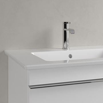 VILLEROY & BOCH VENTICELLO dvojumývadlo 130 cm, s 2 otvormi pre batérie a prepadom, alpská biela 4111DL01 Obrázek - fotka