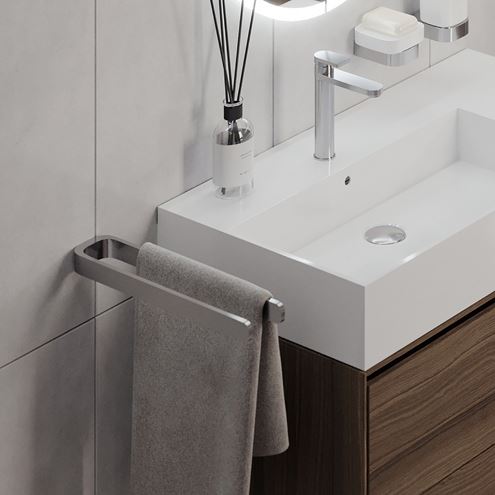 NIMCO NIKAU držiak uterákov 384 mm, dvojramenný, chróm NK 30098-26 Obrázek - fotka