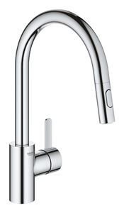 GROHE EUROSMART COSMOPOLITAN drezová batéria, s vyťahovacou sprškou, chróm